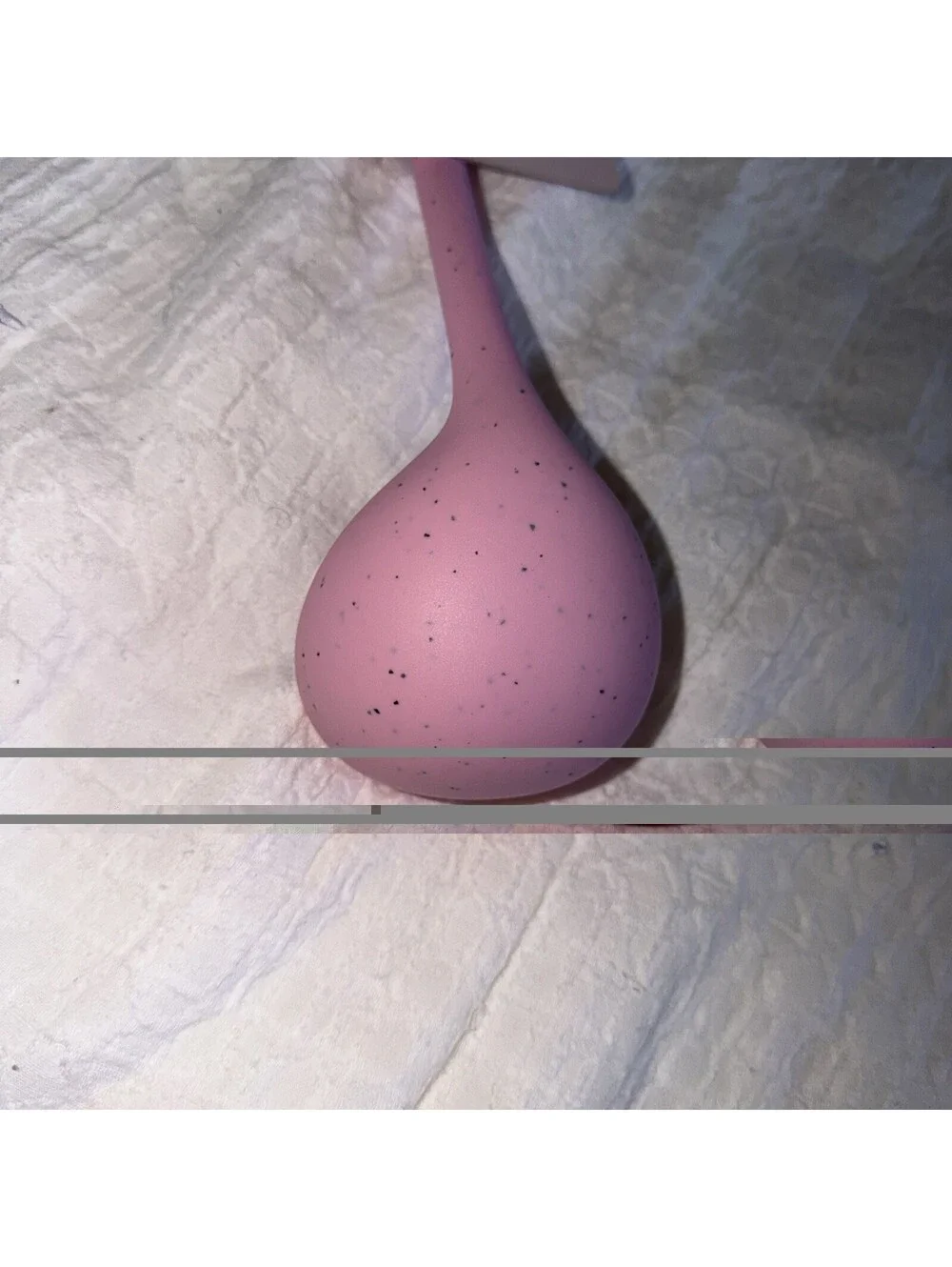 NWT Paris Hilton Designer Silicone & Gold Tone Ladle W/Pink Handle Nonstick RARE